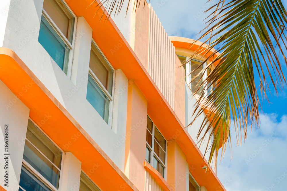 Obraz premium Miami Beach Art Deco