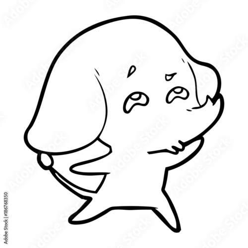 cartoon elephant remembering
