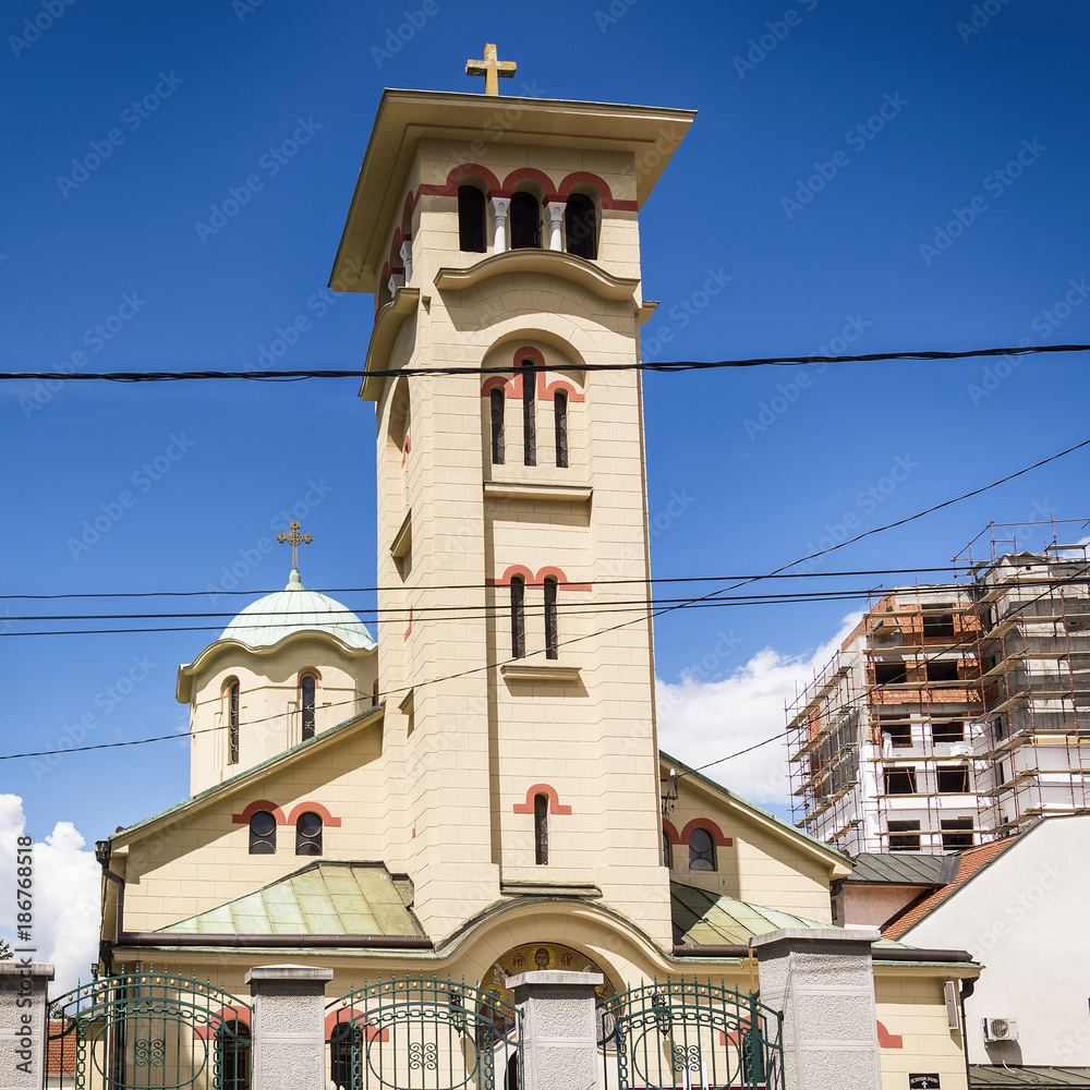 Belgrade, Serbia June 03, 2016: Church of the Most Holy Theotokos in Belgrade 
