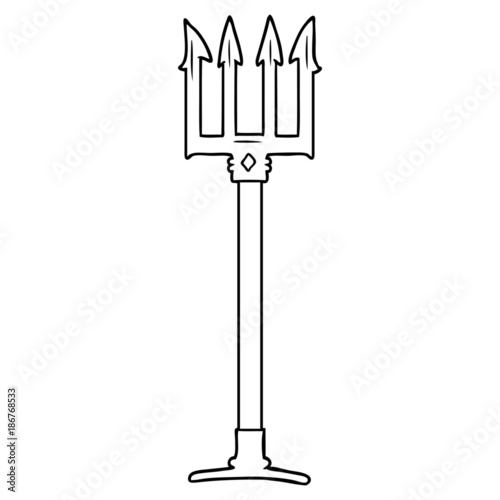 cartoon trident
