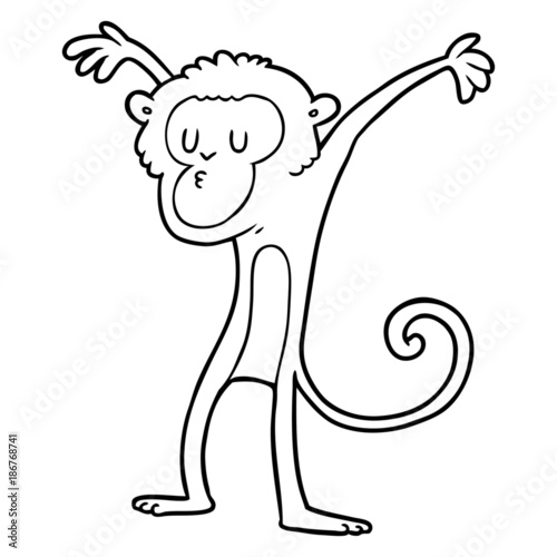 cartoon monkey