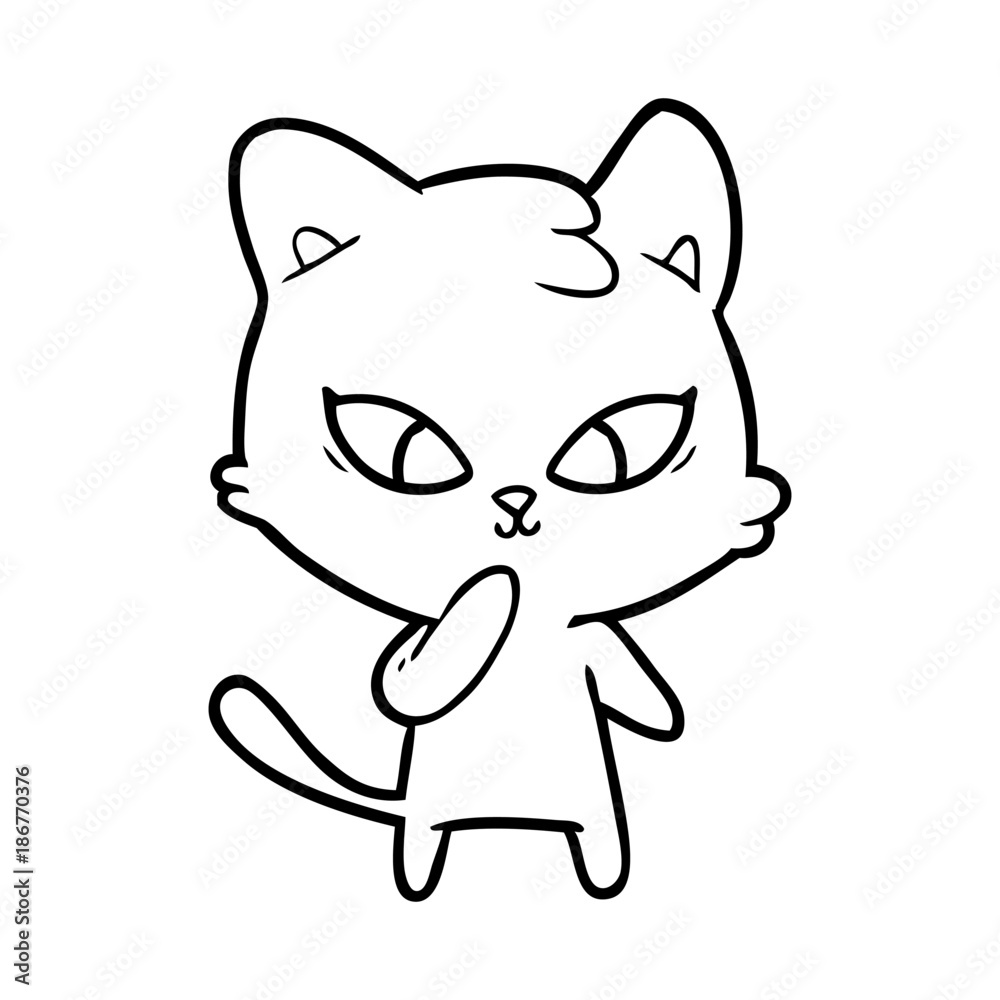 cute cartoon cat cute cartoon cat
