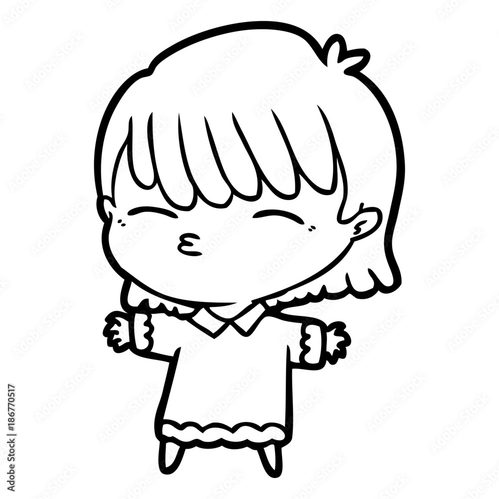 cartoon woman cartoon woman
