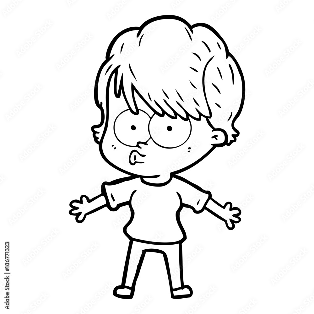 cartoon woman cartoon woman