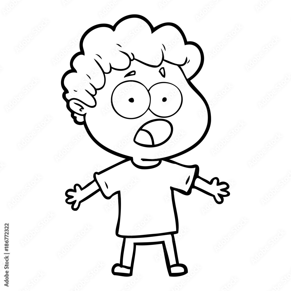 cartoon man gasping in surprise cartoon man gasping in surprise