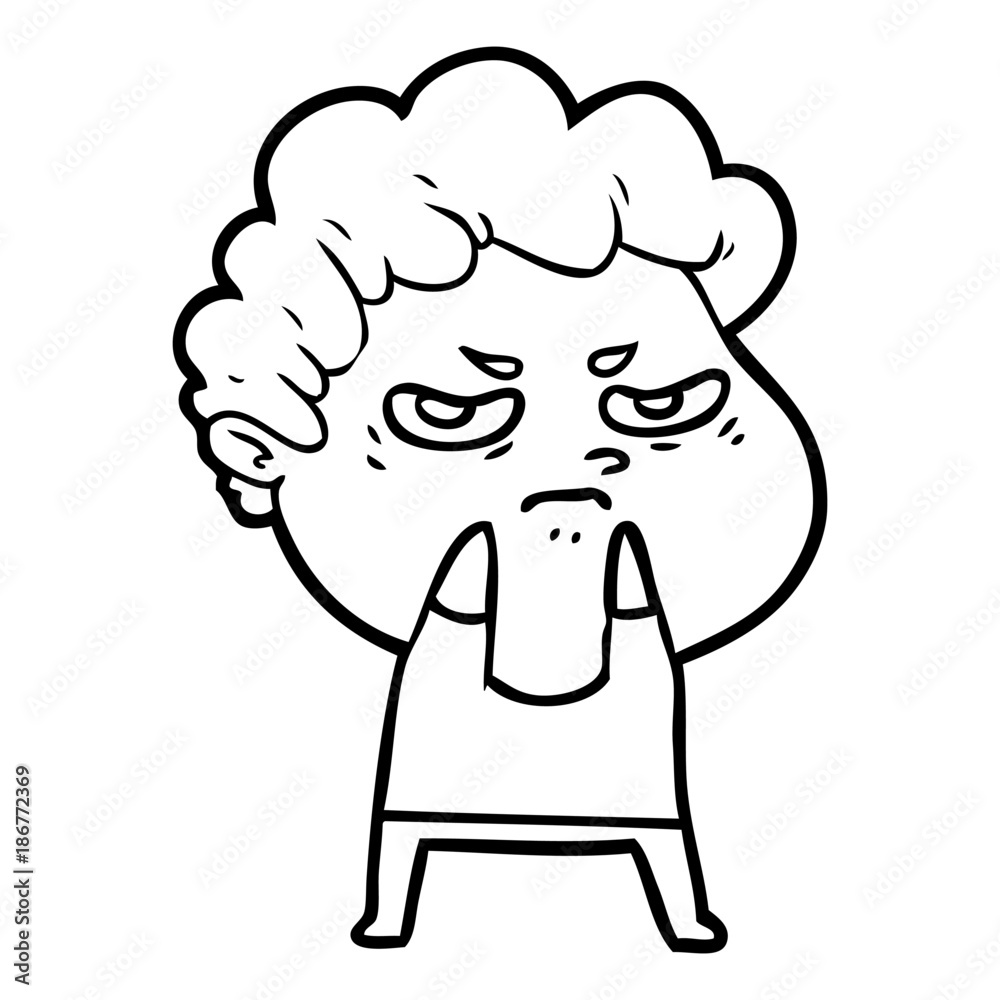 cartoon angry man cartoon angry man