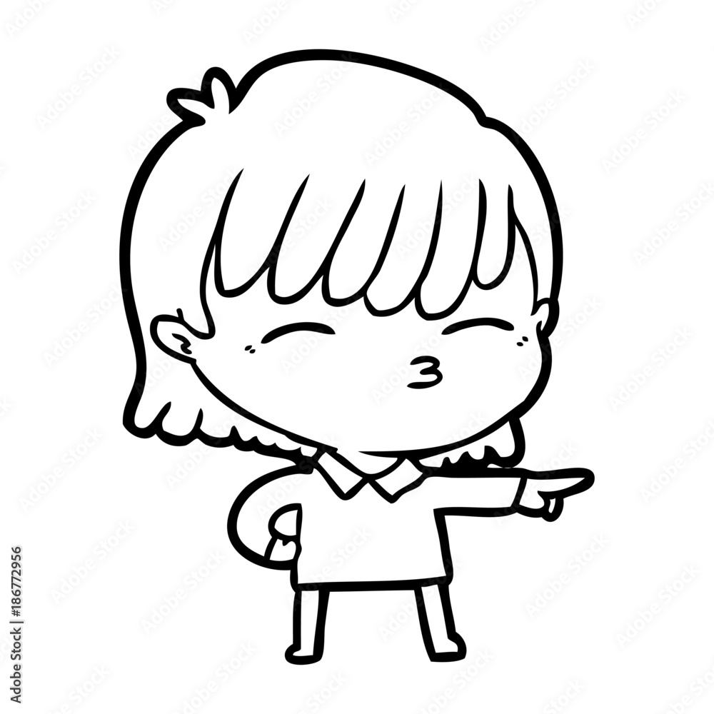 cartoon woman cartoon woman