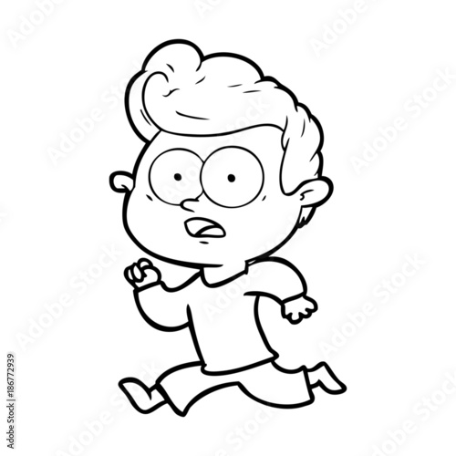 shocked cartoon man
