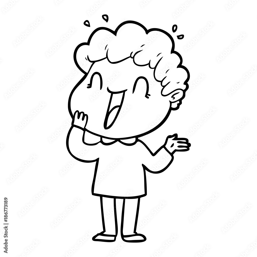 cartoon happy man cartoon happy man