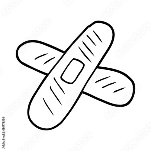 cartoon sticking plaster