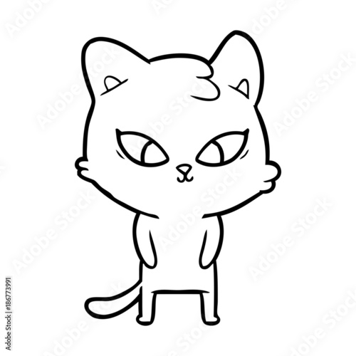 cute cartoon cat