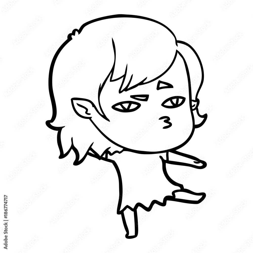 cartoon vampire girl cartoon vampire girl