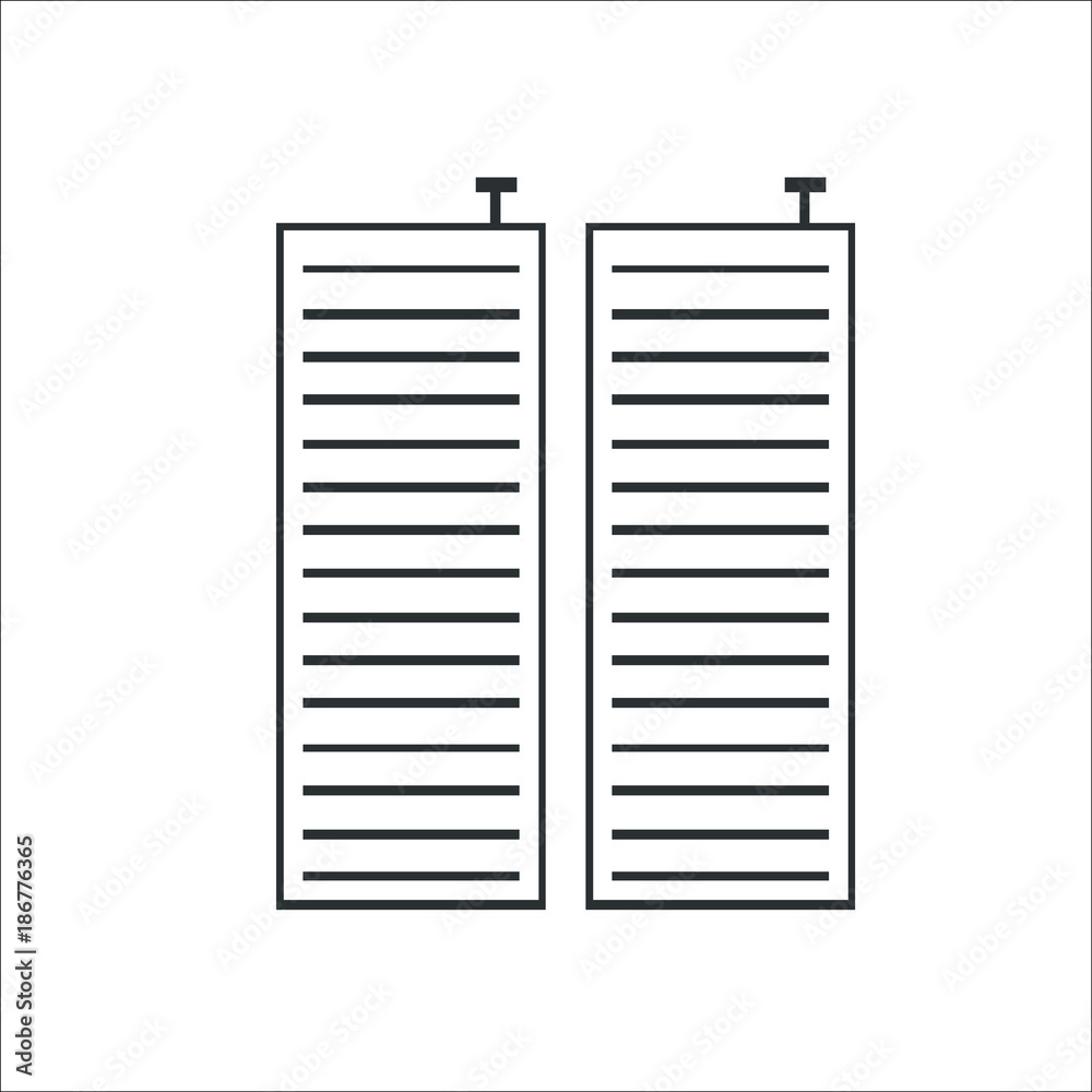 Multi-storey building icon Multi-storey building icon