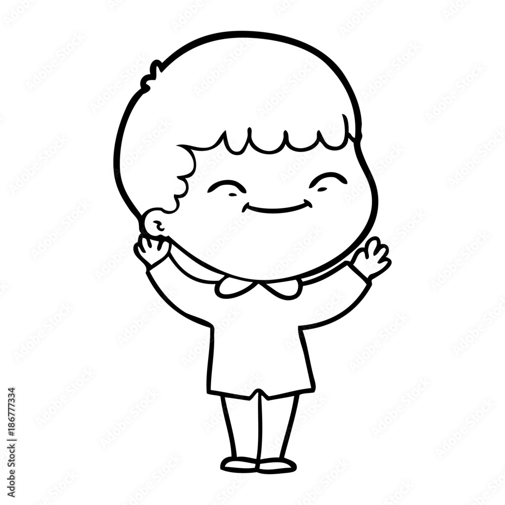 cartoon happy boy cartoon happy boy