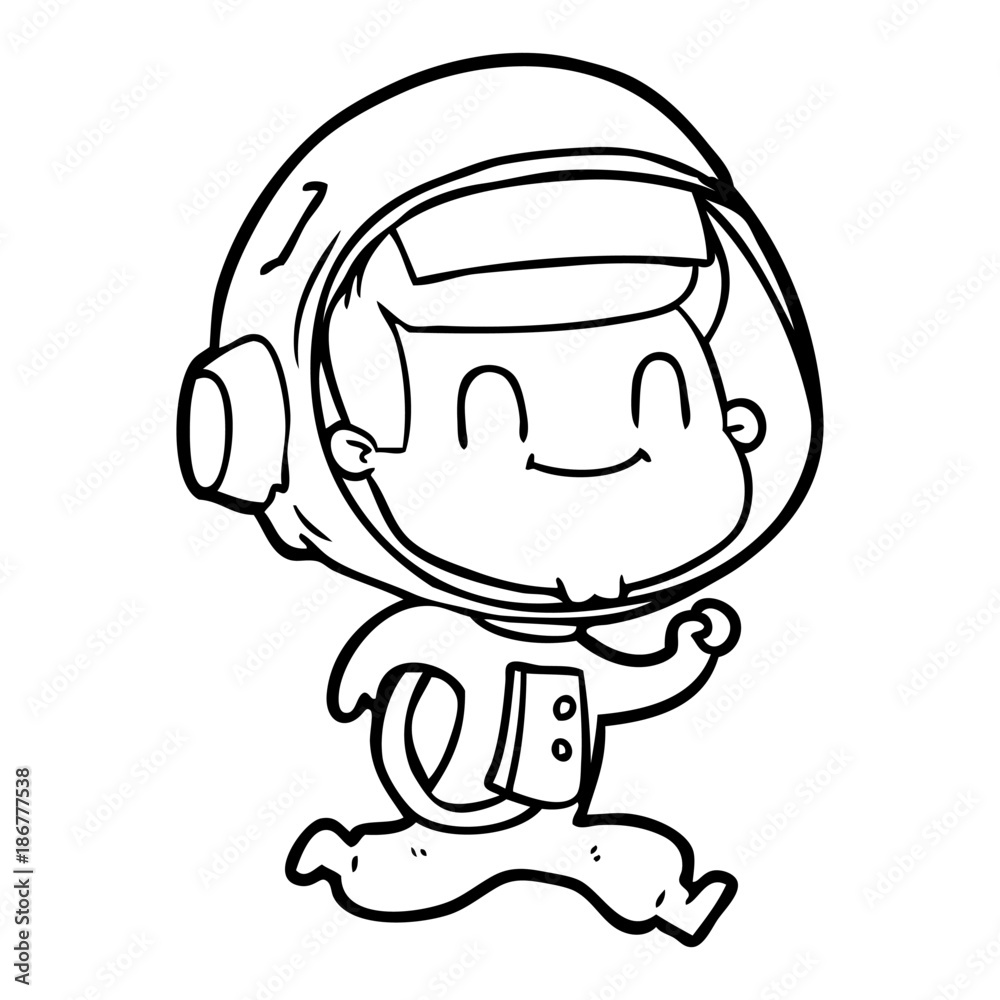 happy cartoon astronaut happy cartoon astronaut