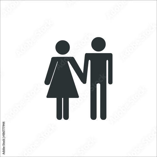 man and woman icon