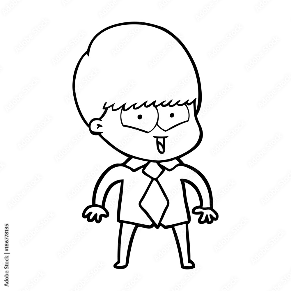 cartoon happy boy cartoon happy boy