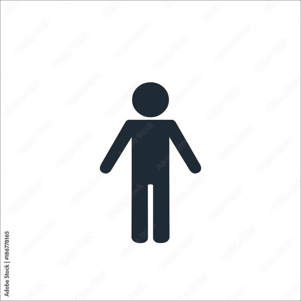 Child icon. Illustration Child icon. Illustration