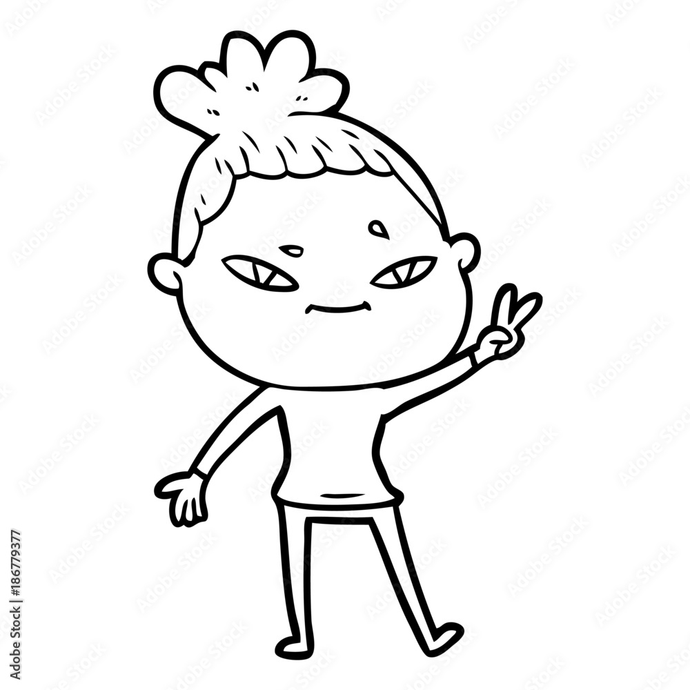 cartoon woman cartoon woman
