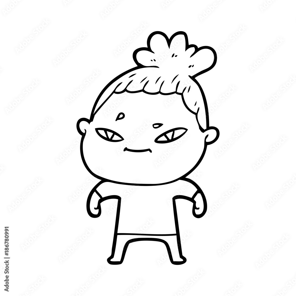 cartoon woman cartoon woman