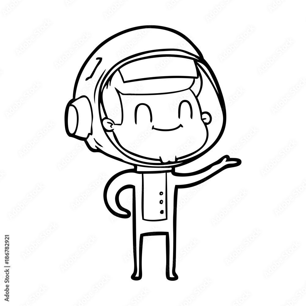 happy cartoon astronaut happy cartoon astronaut