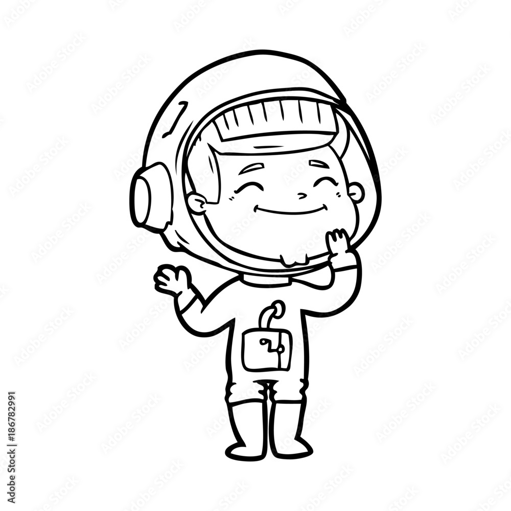 happy cartoon astronaut happy cartoon astronaut
