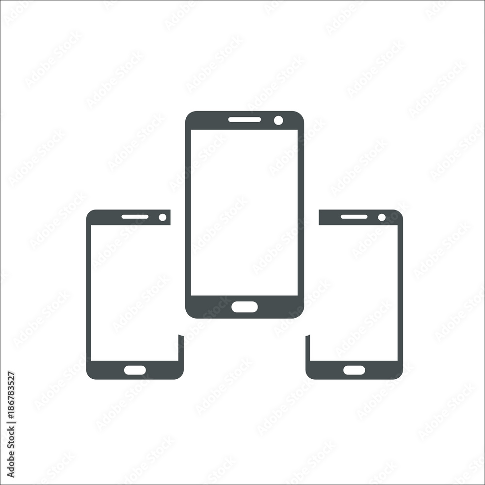 Smartphone icon. Illustration Smartphone icon. Illustration