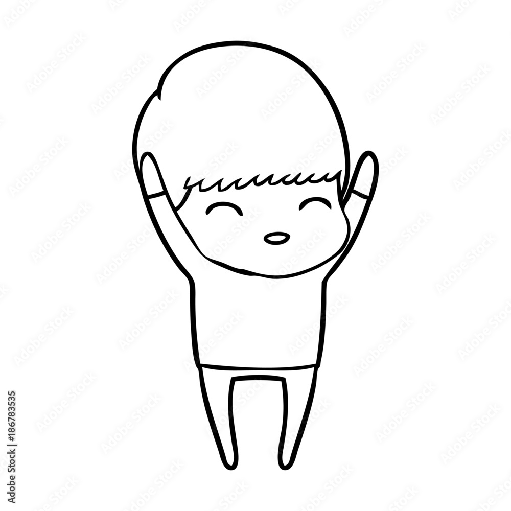 happy cartoon boy happy cartoon boy