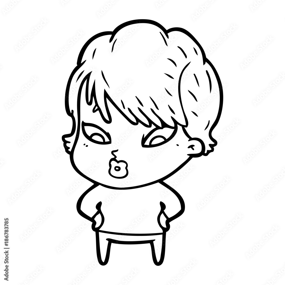 cartoon woman cartoon woman