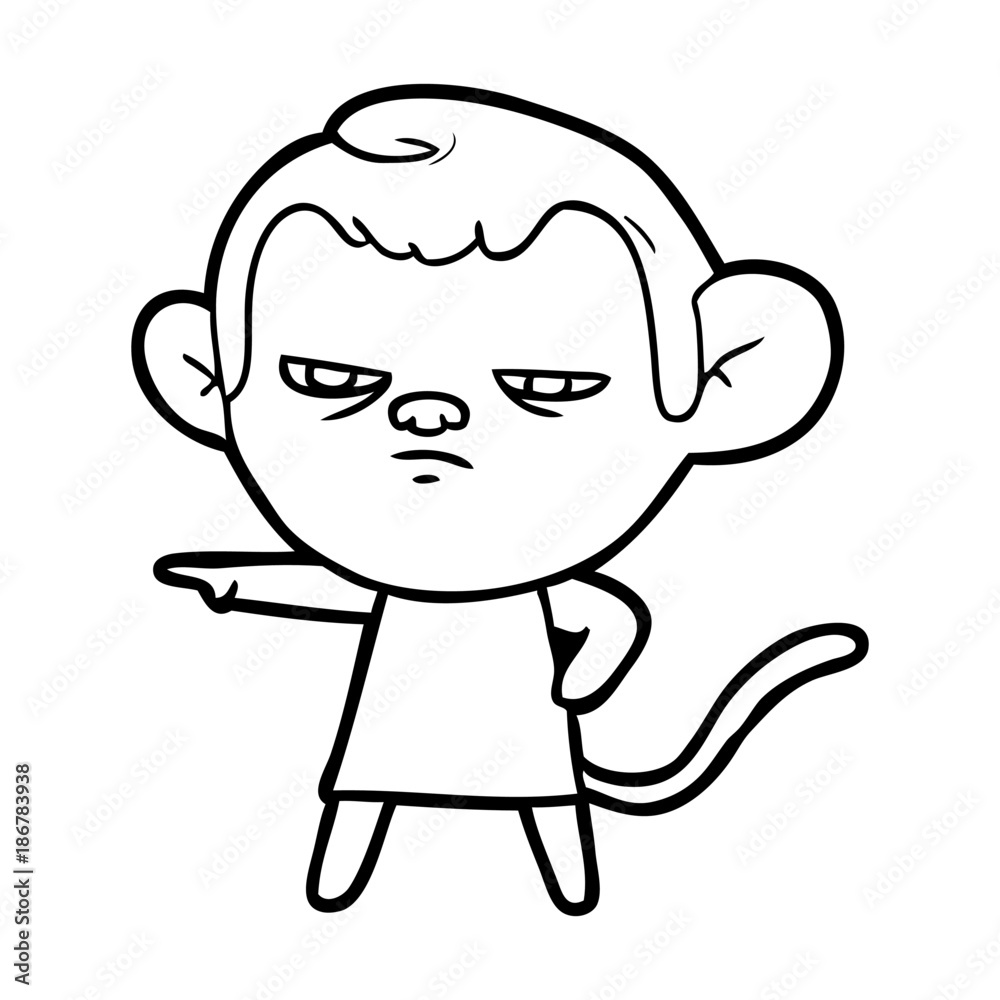 cartoon monkey