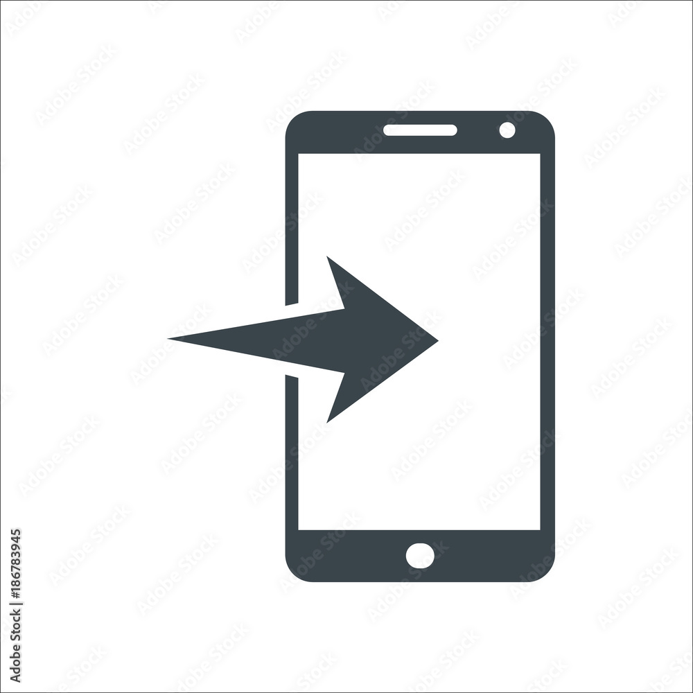 Phone icon. Illustration Phone icon. Illustration