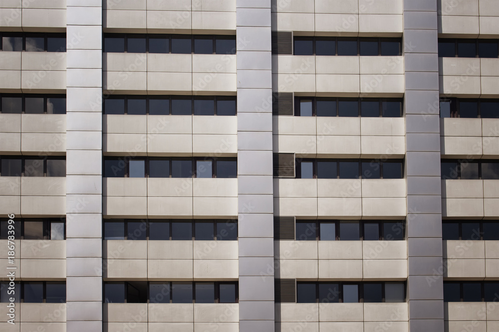 Close up view of modern building. Close up view of modern building.