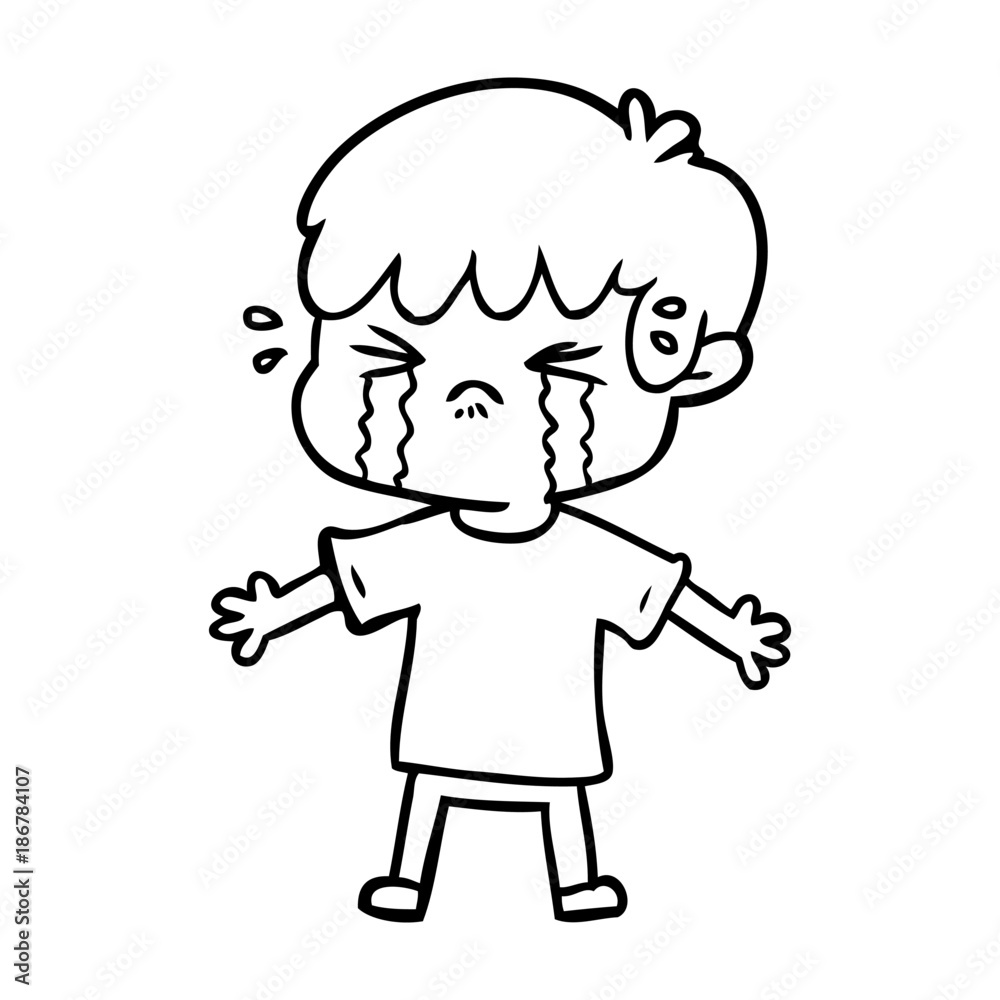 cartoon boy crying cartoon boy crying