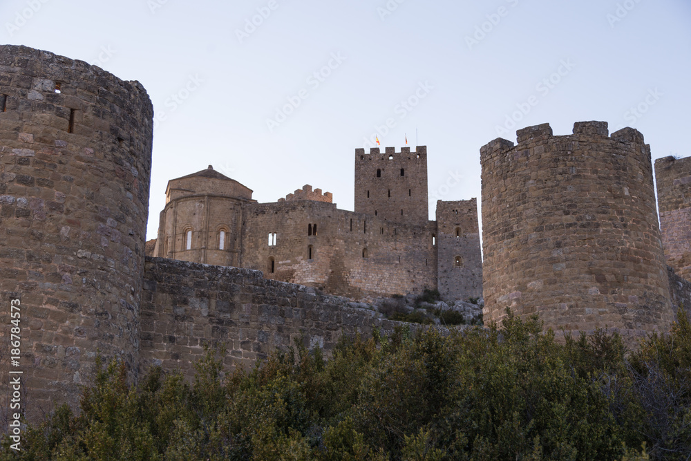 Loarre Castle (Castillo de Loarre) in Huesca Province, Aragon, Spain