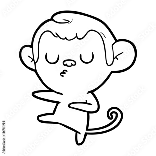 cartoon monkey