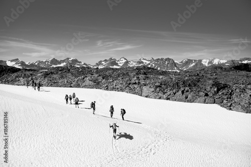 Trekking in the Jotunheimen Mountains photo