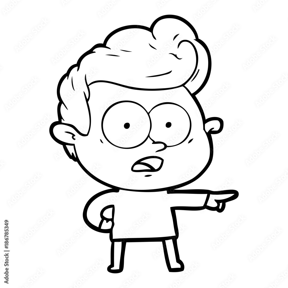 cartoon staring man cartoon staring man