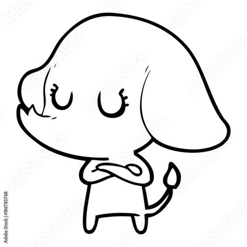 cute cartoon elephant