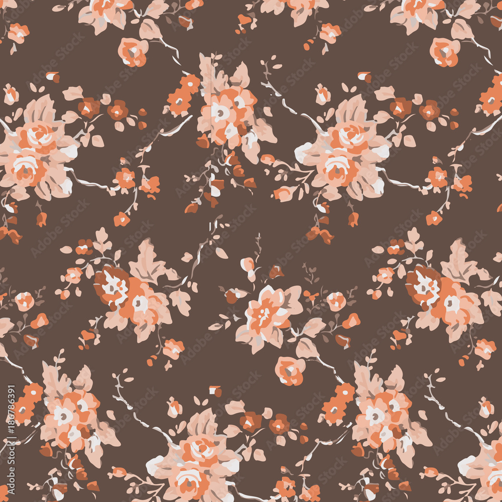 Obraz premium watercolor floral pattern