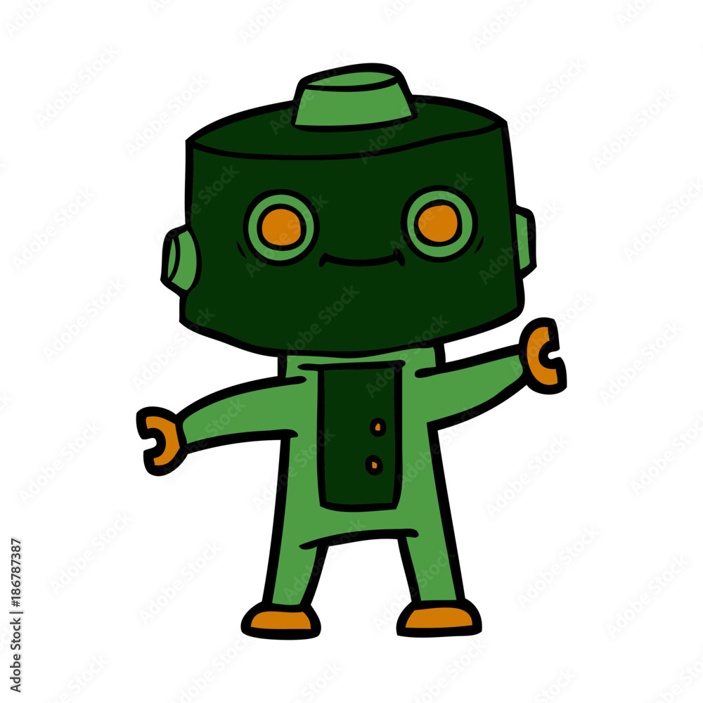 cartoon robot cartoon robot