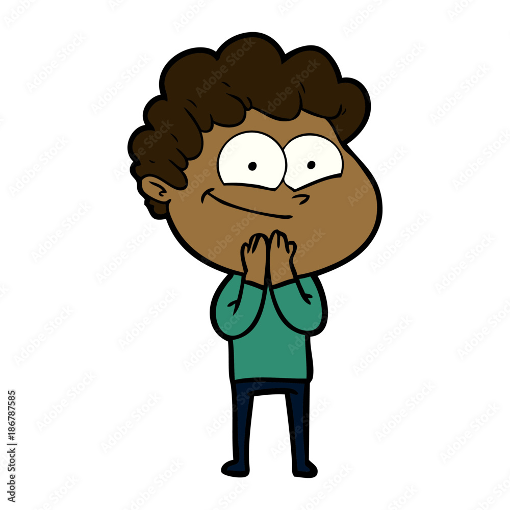 cartoon happy man cartoon happy man