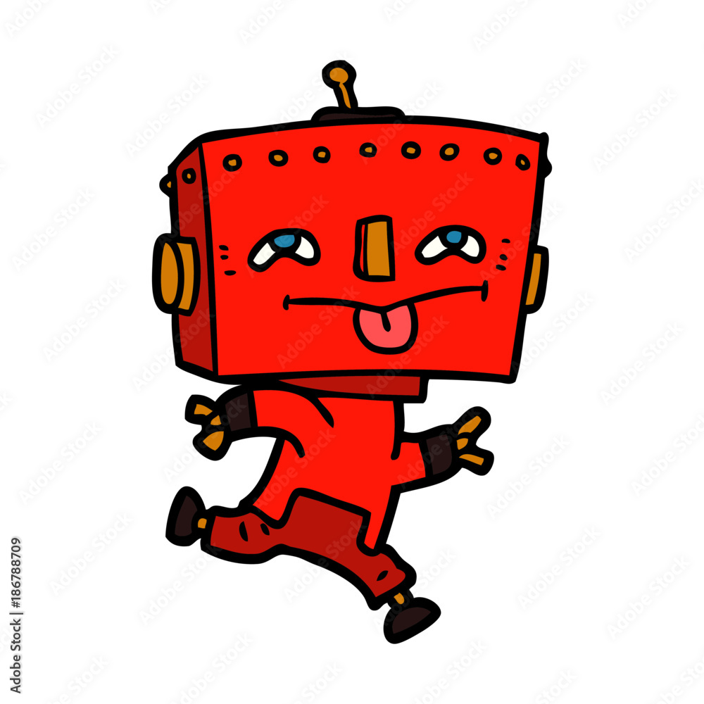 cartoon robot cartoon robot