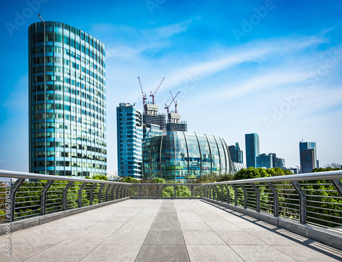 Photography modern business center in hongkong