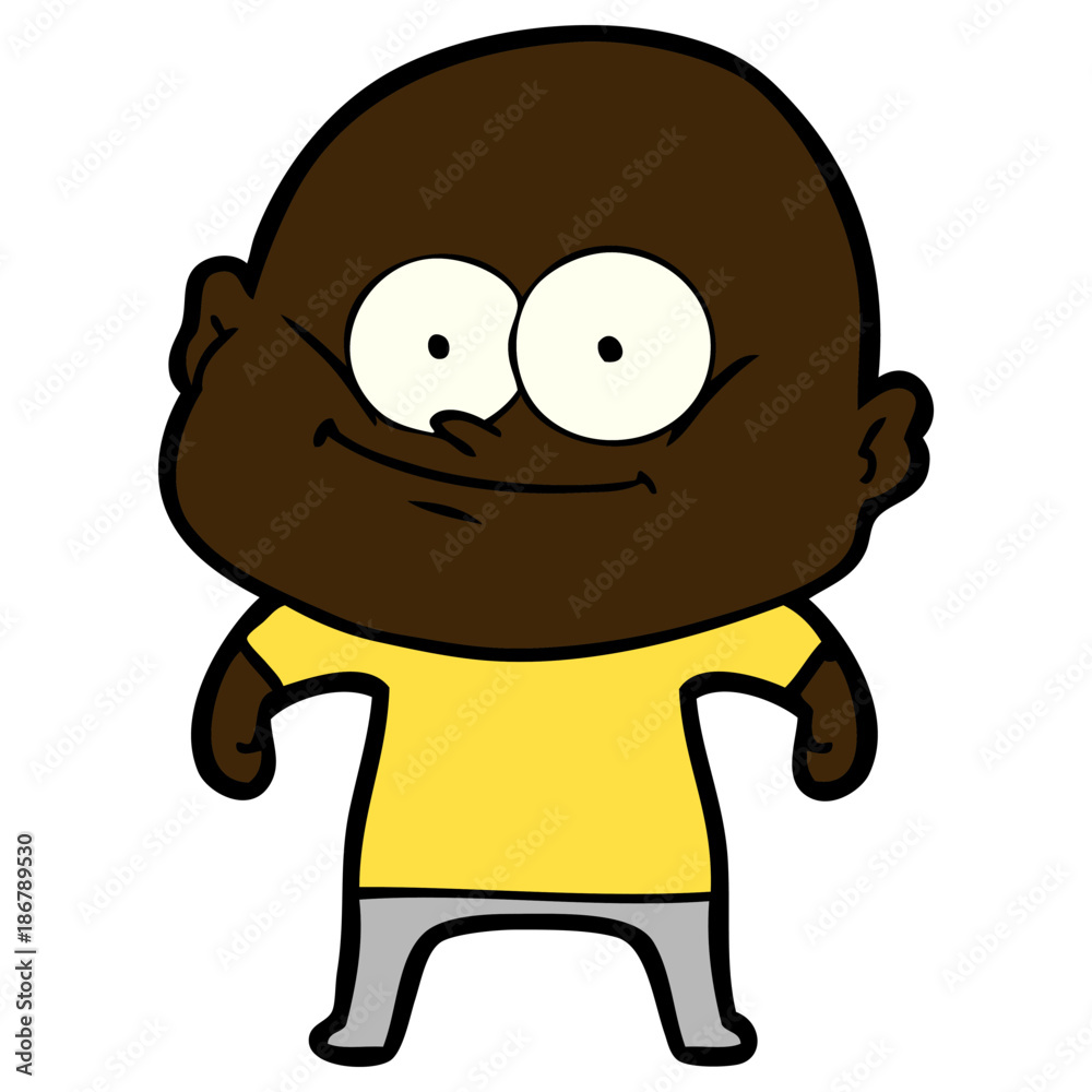 cartoon bald man staring cartoon bald man staring
