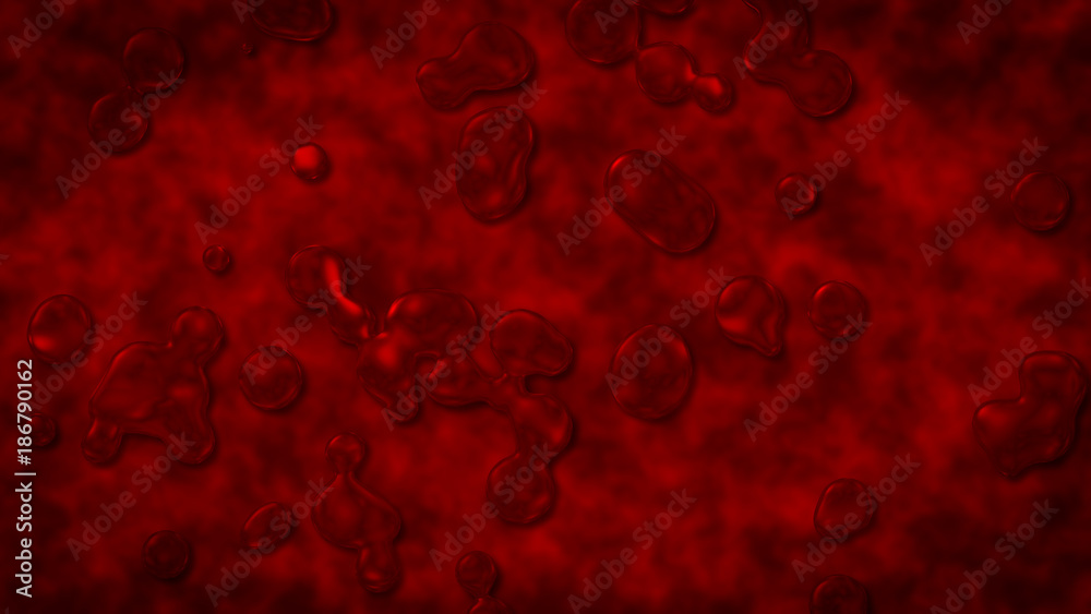 Abstract gooey slime background red Abstract gooey slime background red