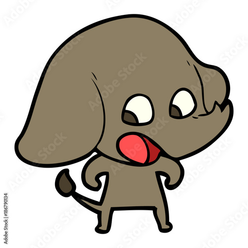 cute cartoon elephant