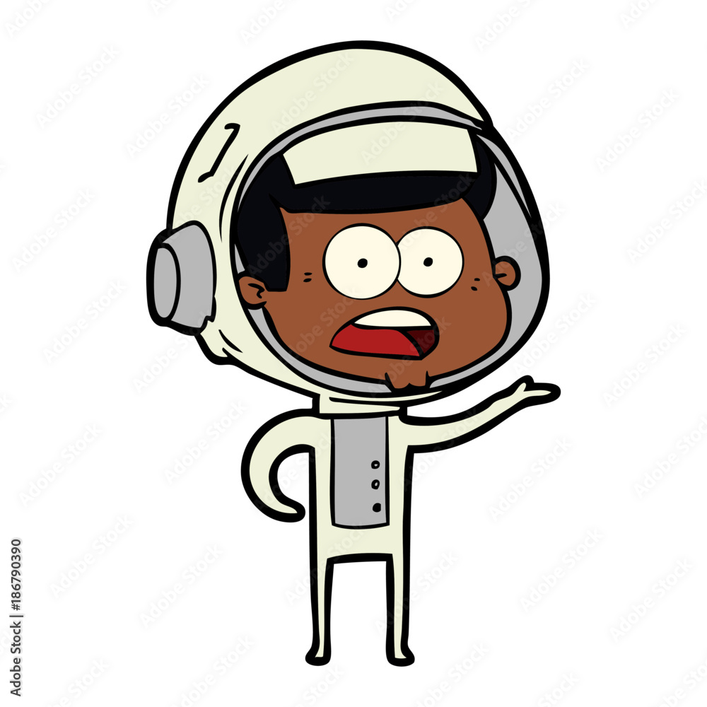 cartoon surprised astronaut cartoon surprised astronaut