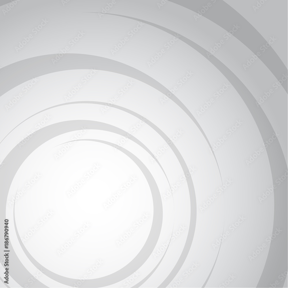 Abstract Grey Water Wave Circle Background