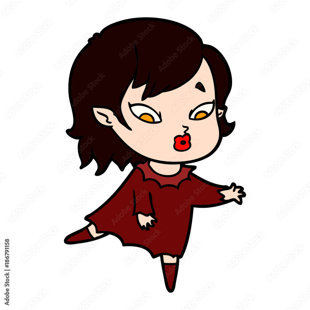 cute cartoon vampire girl cute cartoon vampire girl