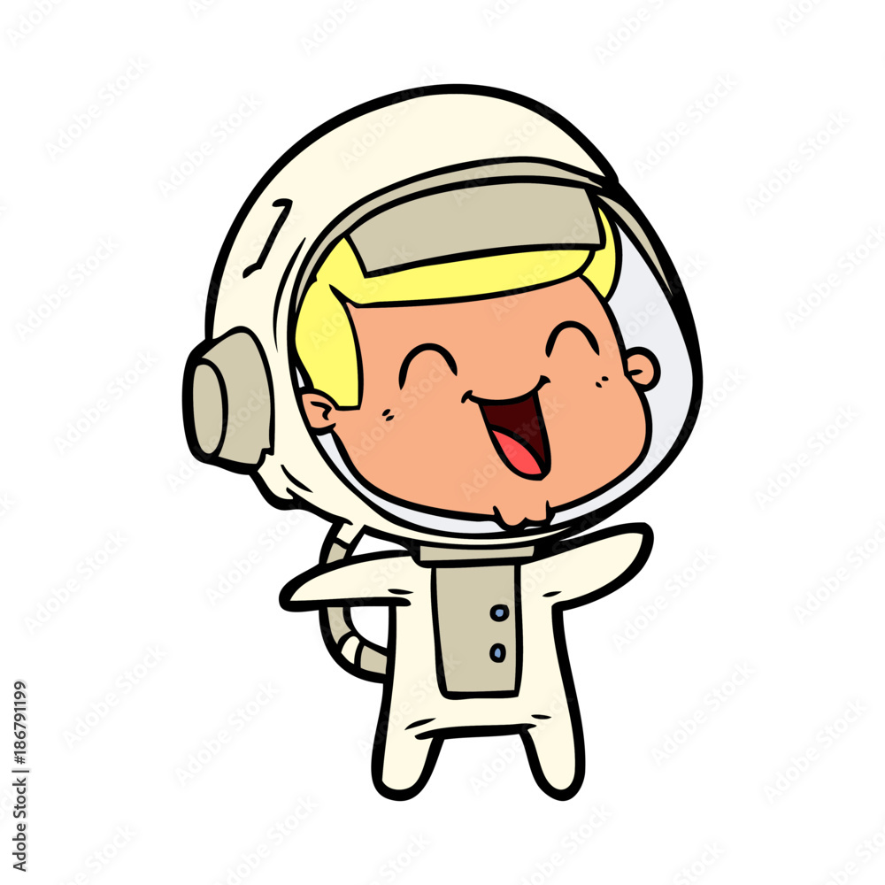happy cartoon astronaut happy cartoon astronaut